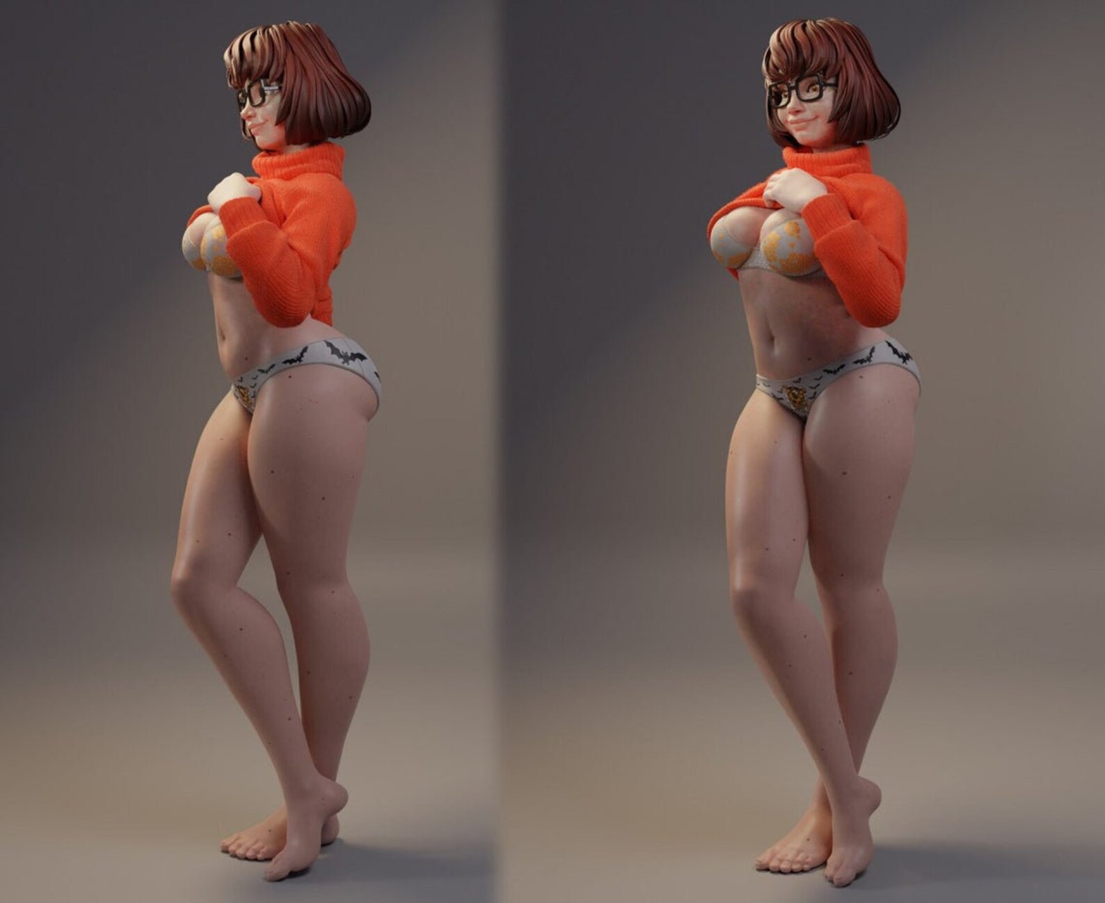 Velma nsfw 3D STL Digital Figure File Format 3D Printer CNC image 1.