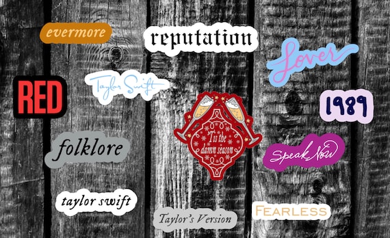 Taylor Swift Stickers Taylor Swiftie Merch Taylor Swift Sticker Taylor  Swift All Too Well Taylor Swift Red Taylors Version -  Finland
