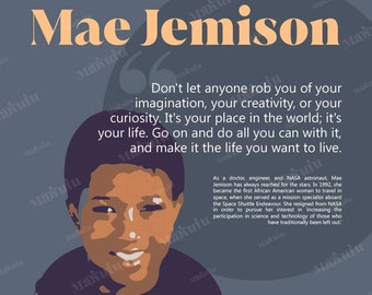 Mae Jemison - A3 Poster Influential Women