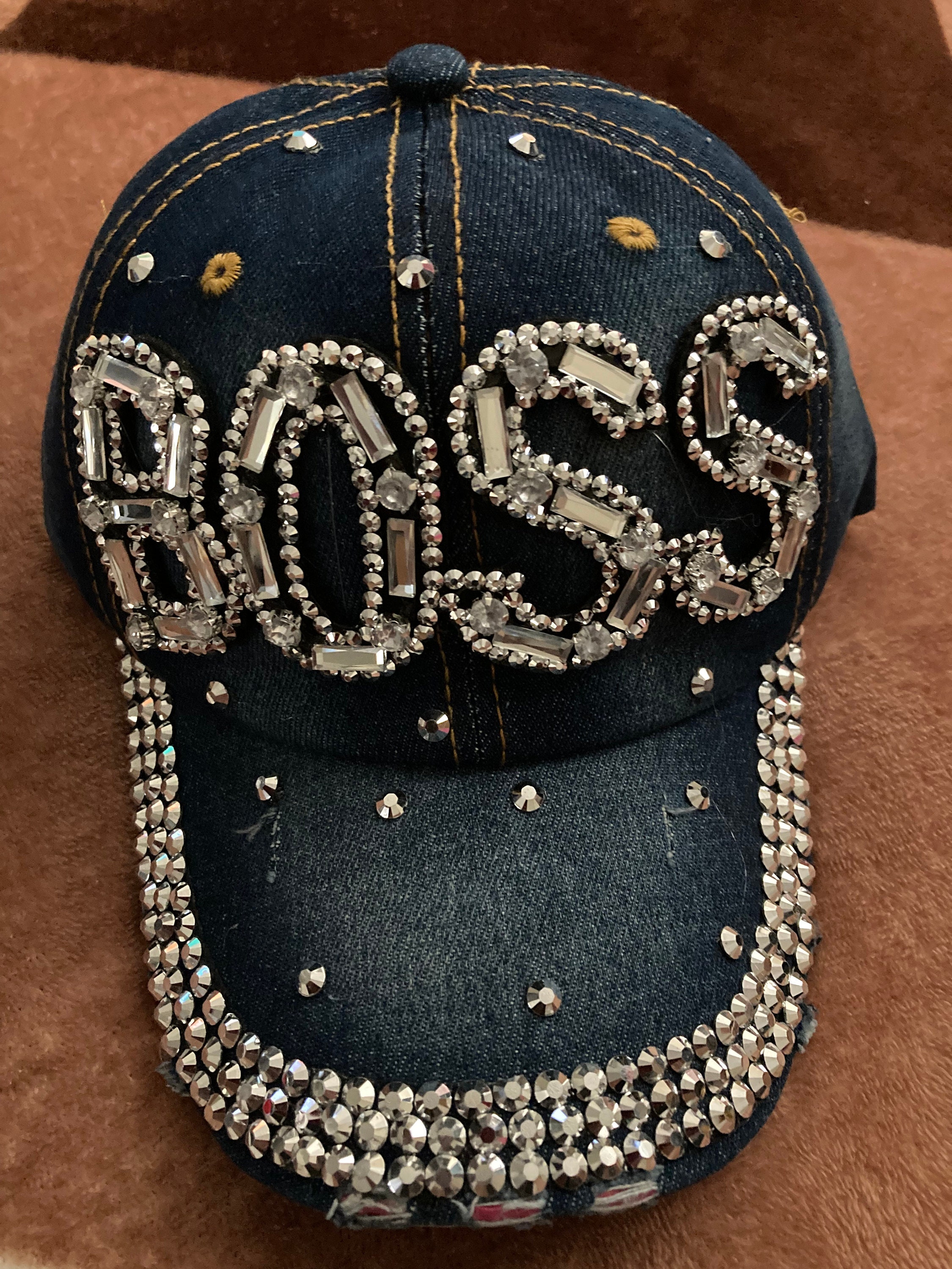 BOSS Bling Baseball Cap for Women 