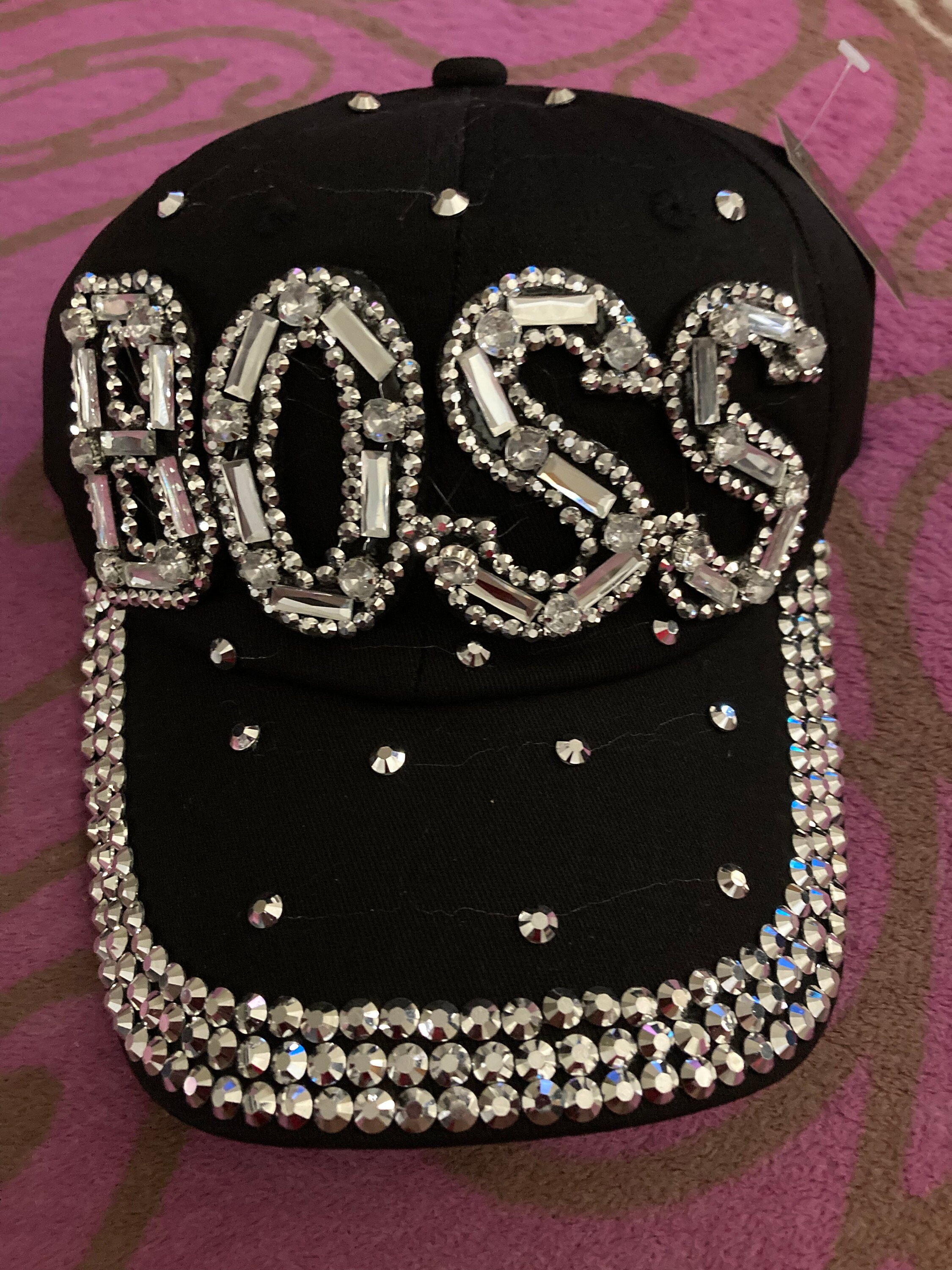 BOSS Bling baseball cap for women Etsy