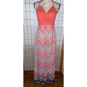 open lace back dress Pink Multicolor Aztec Print Sleeveless Summer Dress Size Small – Luxury  Divas