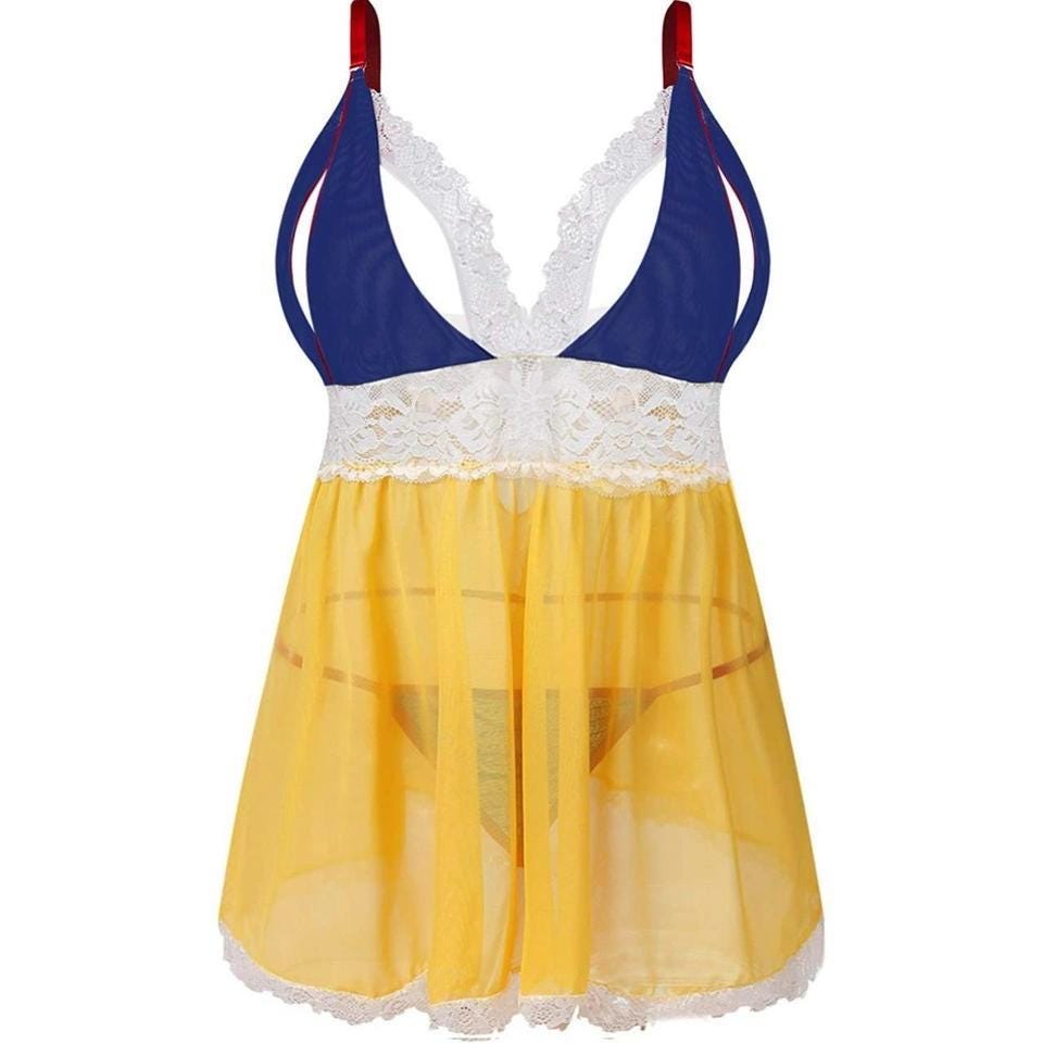 Sheer Yellow Babydoll - Etsy