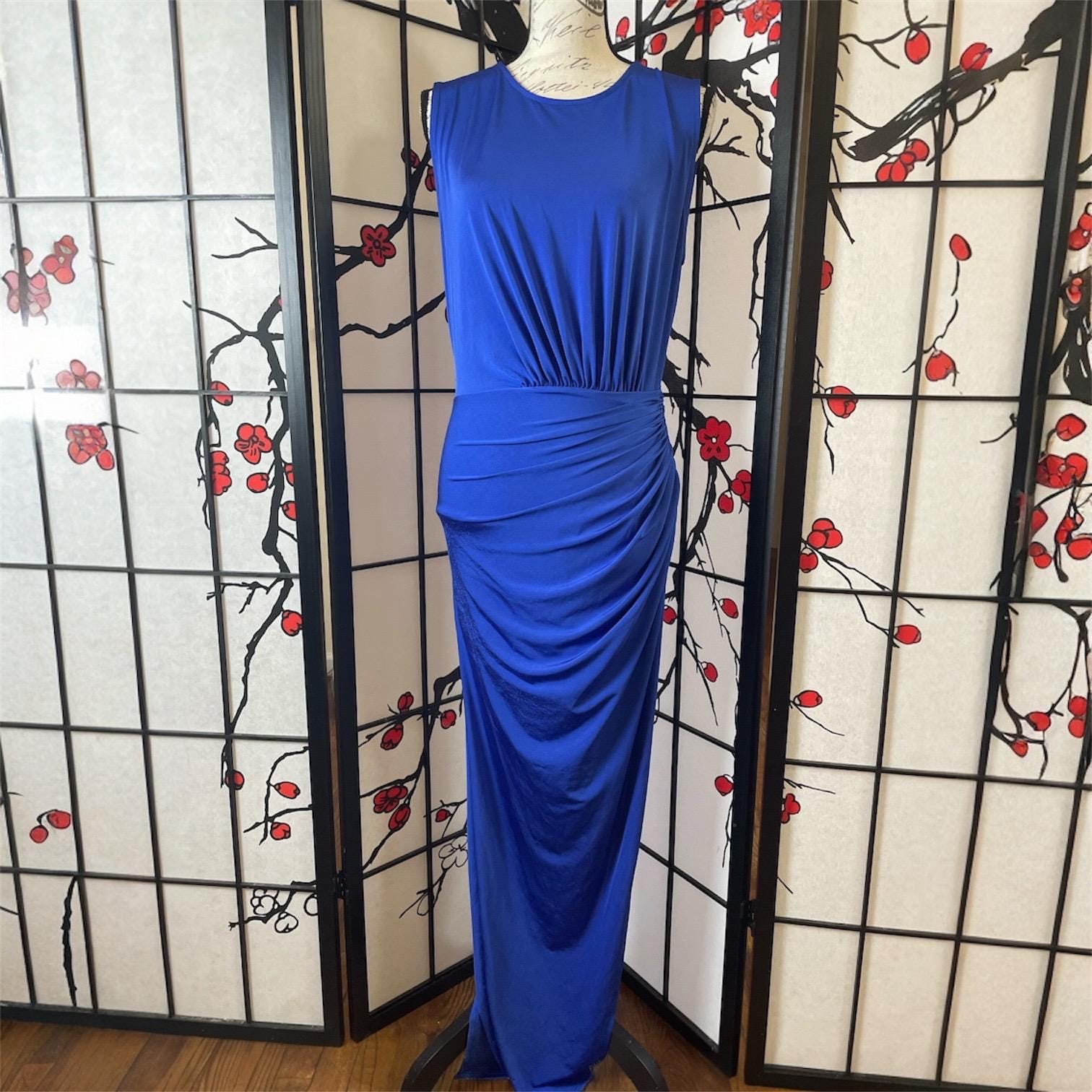 Blue Bodycon Dress - Etsy
