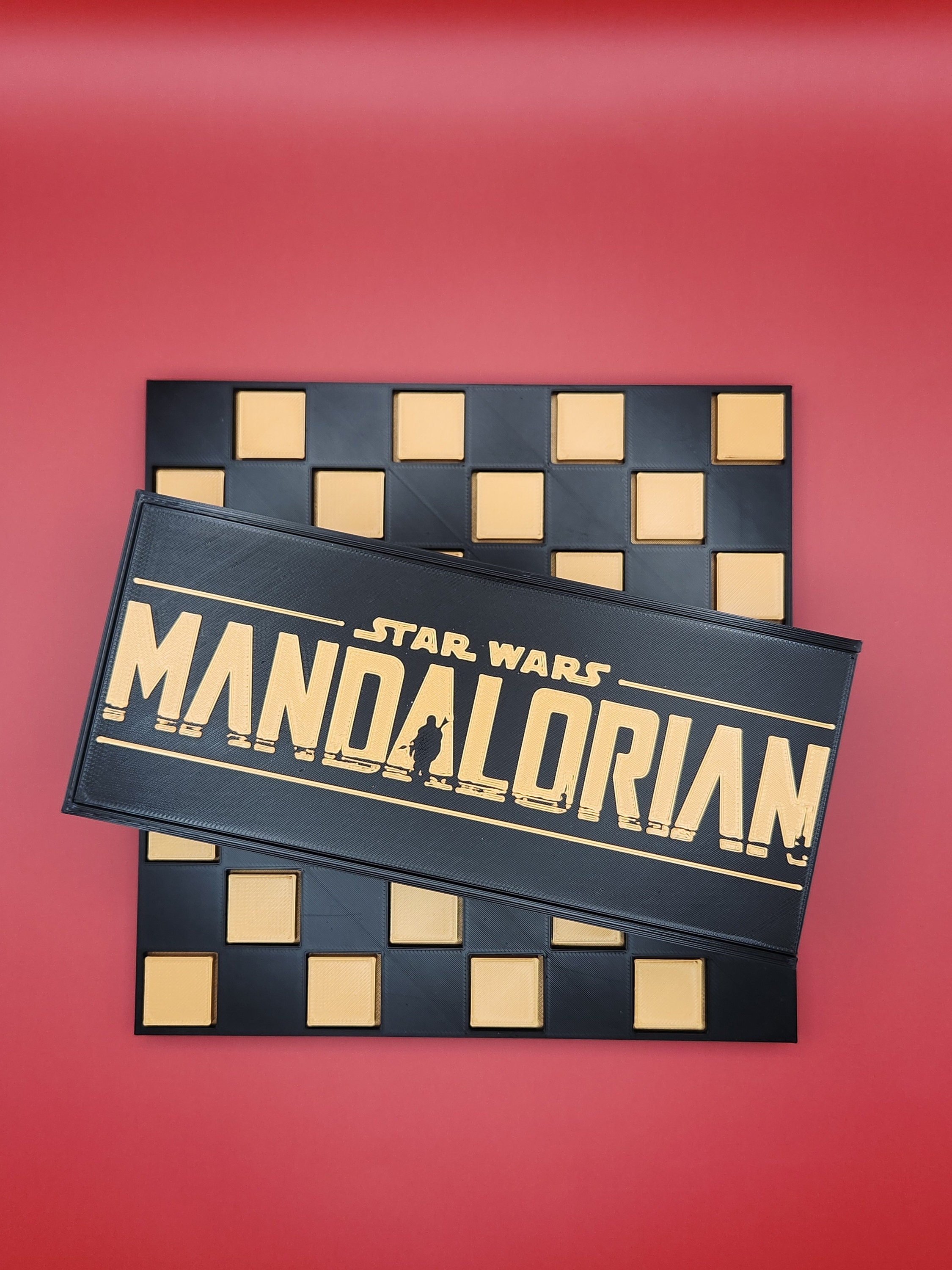 Mandalorian Chess Set & Box - 3D Printed - Etsy