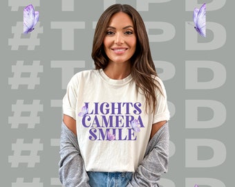 Lights Camera Smile - Tee