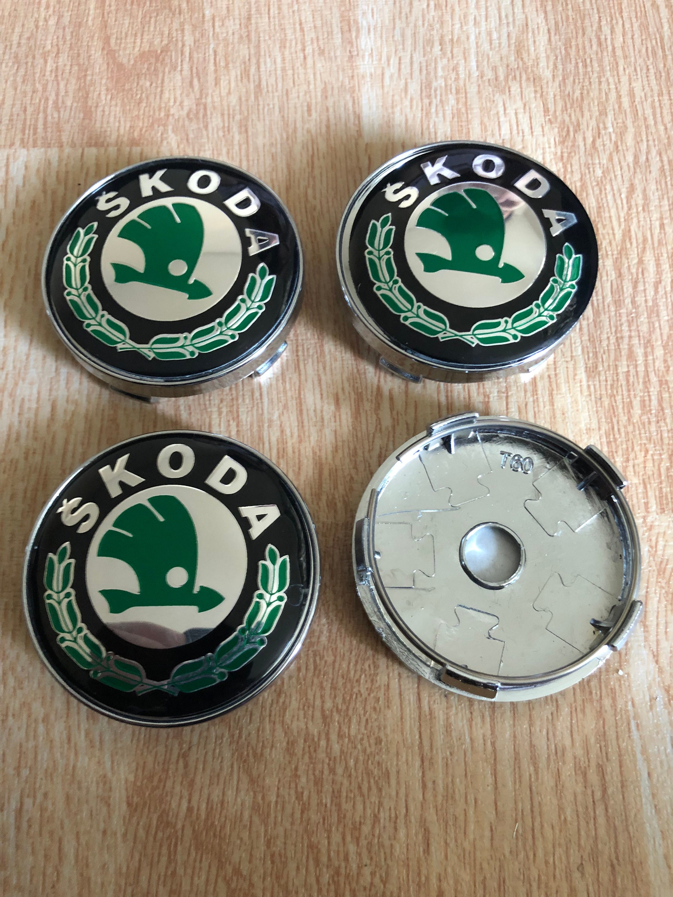 4x Skoda Wheel Centre Cap Set Of 4 Hub Alloy Center Caps 60mm Etsy