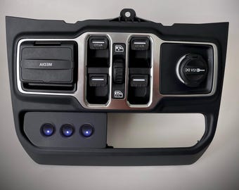 Compatible with Jeep JL Wrangler/Gladiator JT Aux Switch Panel (left half)