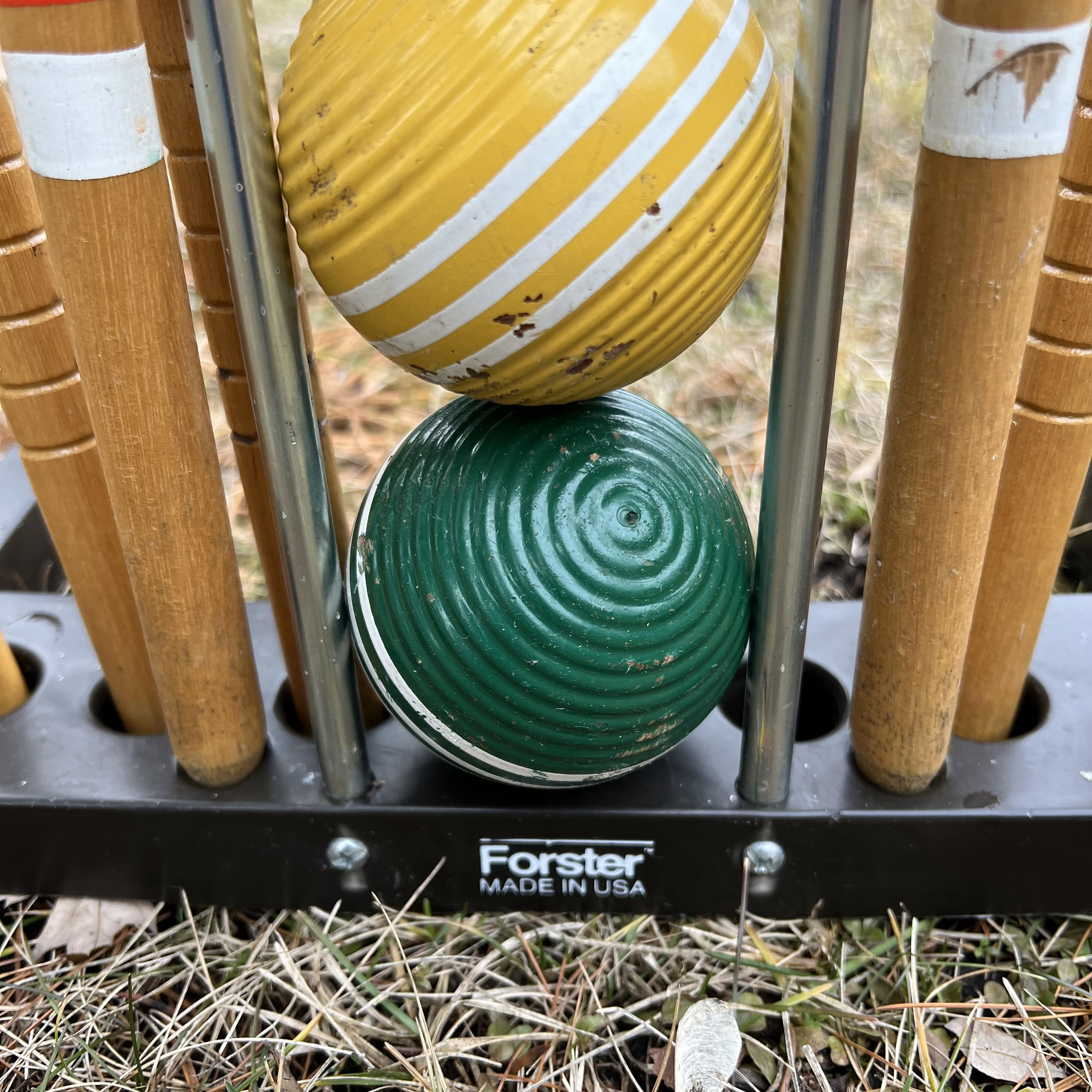 Vintage Forster Croquet Set 6 Player With Stand Complete Etsy