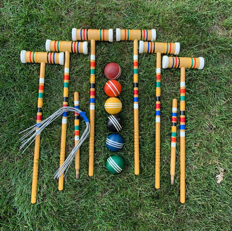 Vintage Forster Croquet Set 6 Player Etsy