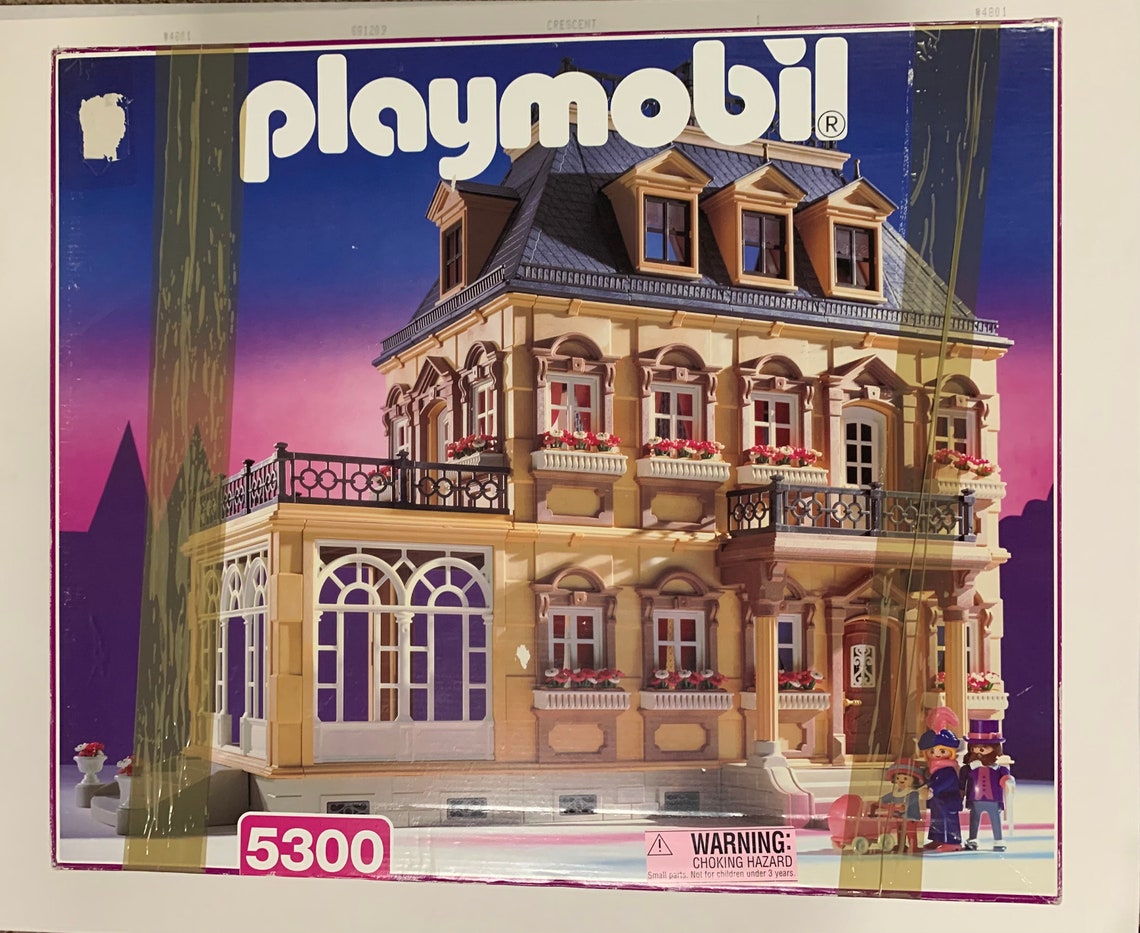 PLAYMOBIL Lot 5300 - Maison Victorienne - Boîte Rose - Neuve Scellée 1989