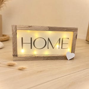 Lampe Home, Holz, personalisiert , Geschenk, Hochzeit, Klötzchen