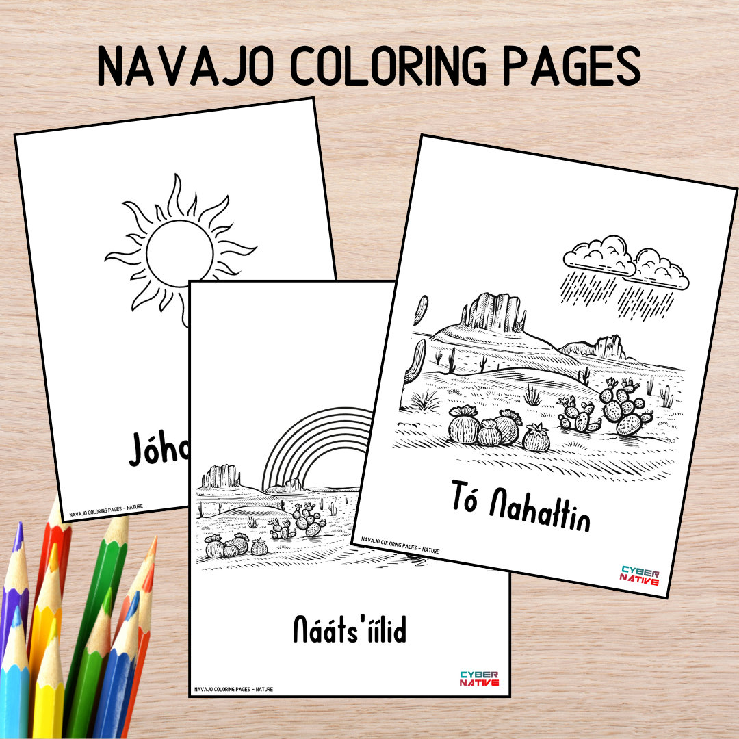 Nature navajo Coloring Pages Etsy