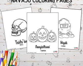 Halloween (Coloriages Navajos)