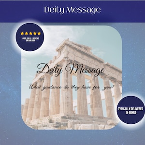 Divine Deity Message Tarot Reading, Receive Personalized Spiritual Guidance