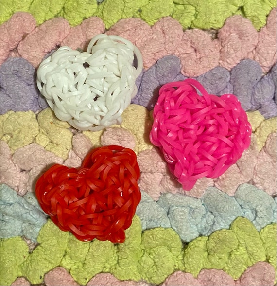 Heart rainbow loom deals