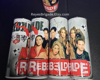 Rebelde Tumbler 20oz, Vaso de RBD, Tumbler Sublimation, y soy rebelde Design