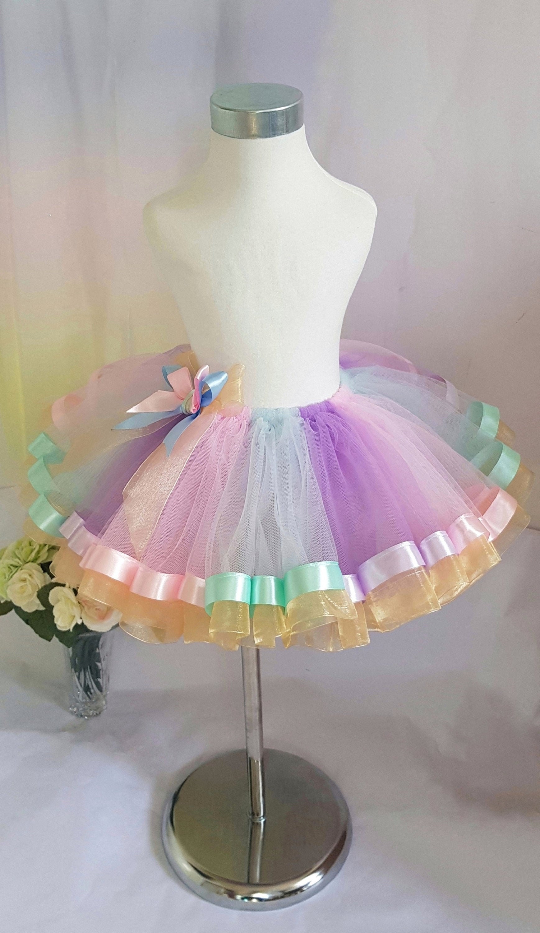 Ribbon Tulle Skirt - Etsy Australia