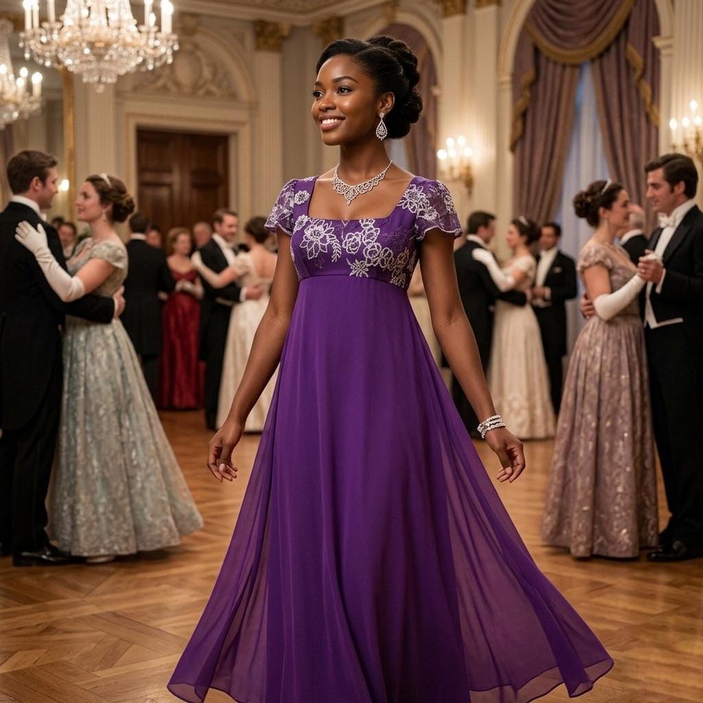 Handmade Regency Empire Gown