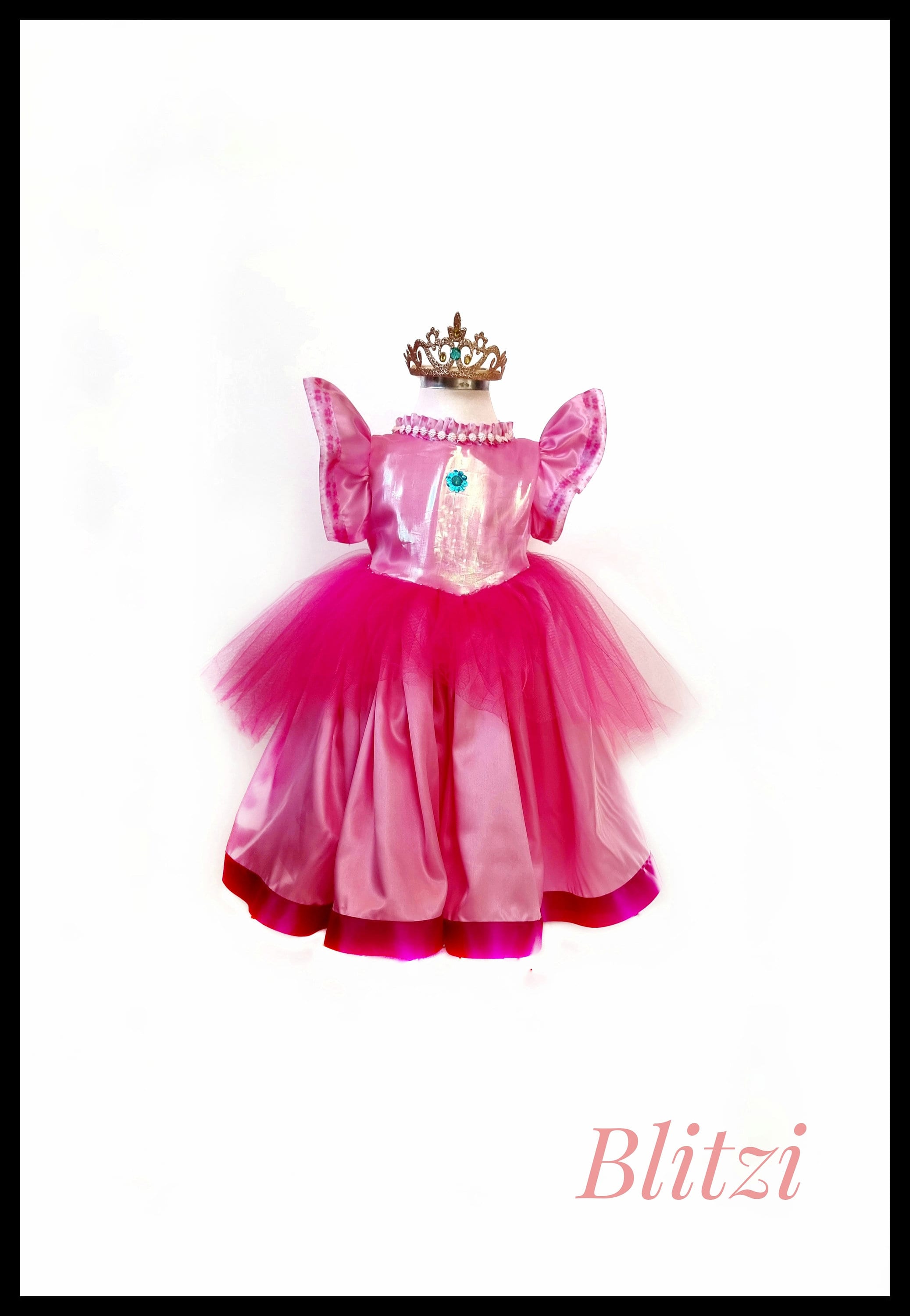 Cnexmin Costume da principessa Peach per bambina, vestito da principessa  Peach, abito da ragazzina per Halloween, Natale, festa di compleanno,  carnevale, evento cosplay o serata, 100 cm, colore Rosa02 : :  Giochi
