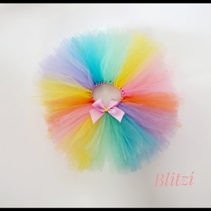 Unicorn Tutu/ Unicorn Rainbow Tutu/Baby Girl Birthday Outfit/Girls Tutu/Ballerina