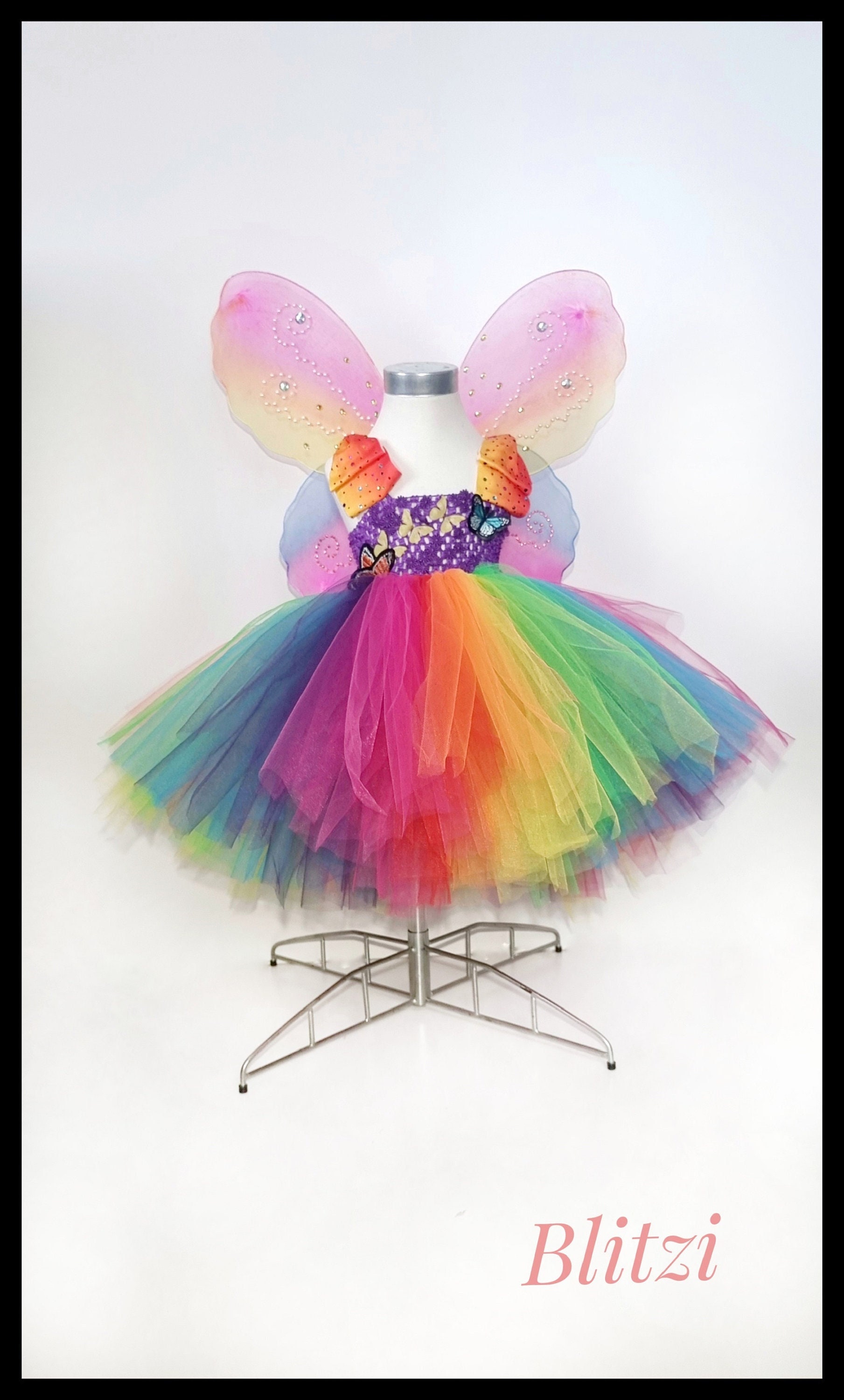 Rubie's Costume Farfalla Per Bambini – Multicolore, Ricco Di Dettagli, Ideale Per Feste