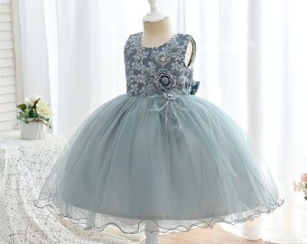 Girls Birthday Princess Dress, Multi Layers Prom Gown For Kids Children Wedding Evening Formal Dresses, Party dress for girls Appliqué Dress