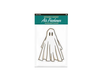 Spooky Ghost | Marshmallow Scented Air Freshener | Halloween Novelty Car Air Freshener