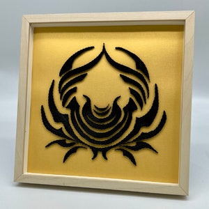 Zodiac Signs Astrology frame,quilling paper art, Handmade,Homedecor,Gift idea