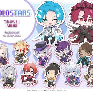 HOLOSTARS Tempus/Armis | acrylic keychains & stickers