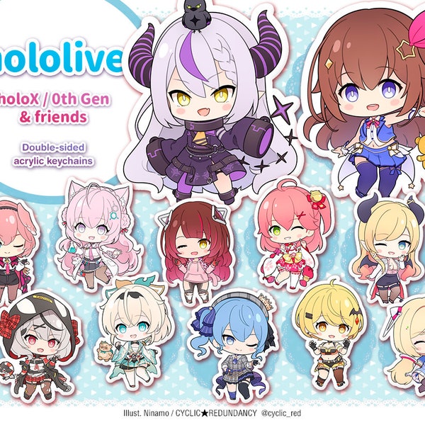 hololive holoX/0th Gen & friends | acrylic keychains