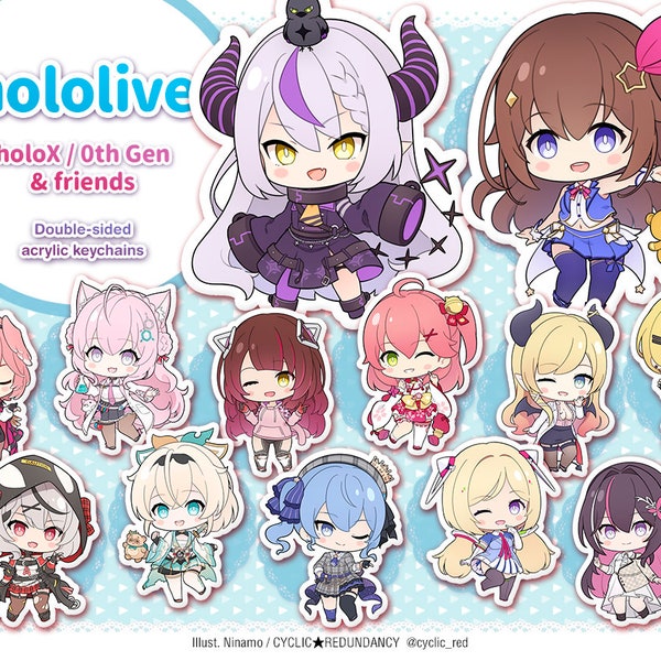 hololive holoX/0th Gen & friends | acrylic keychains