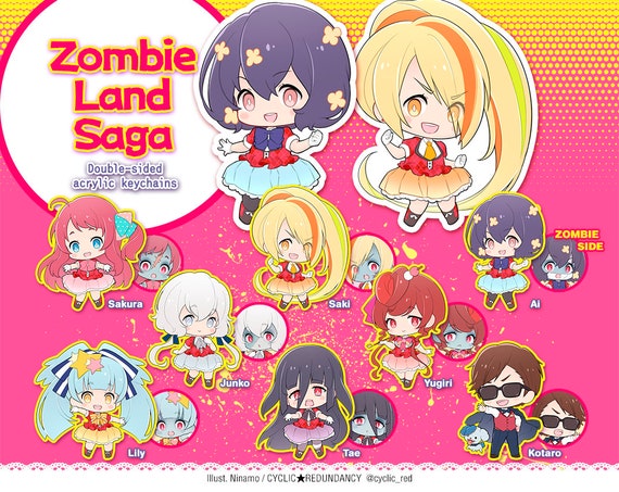 Zombie Land Saga | Acrylic Keychains - Etsy