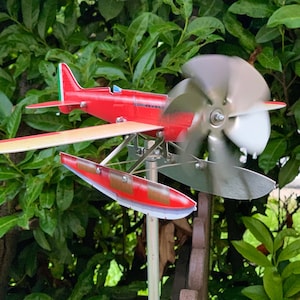 Wind spinner Aircraft model Macchi MC 72 idrocorsa in stainless steel