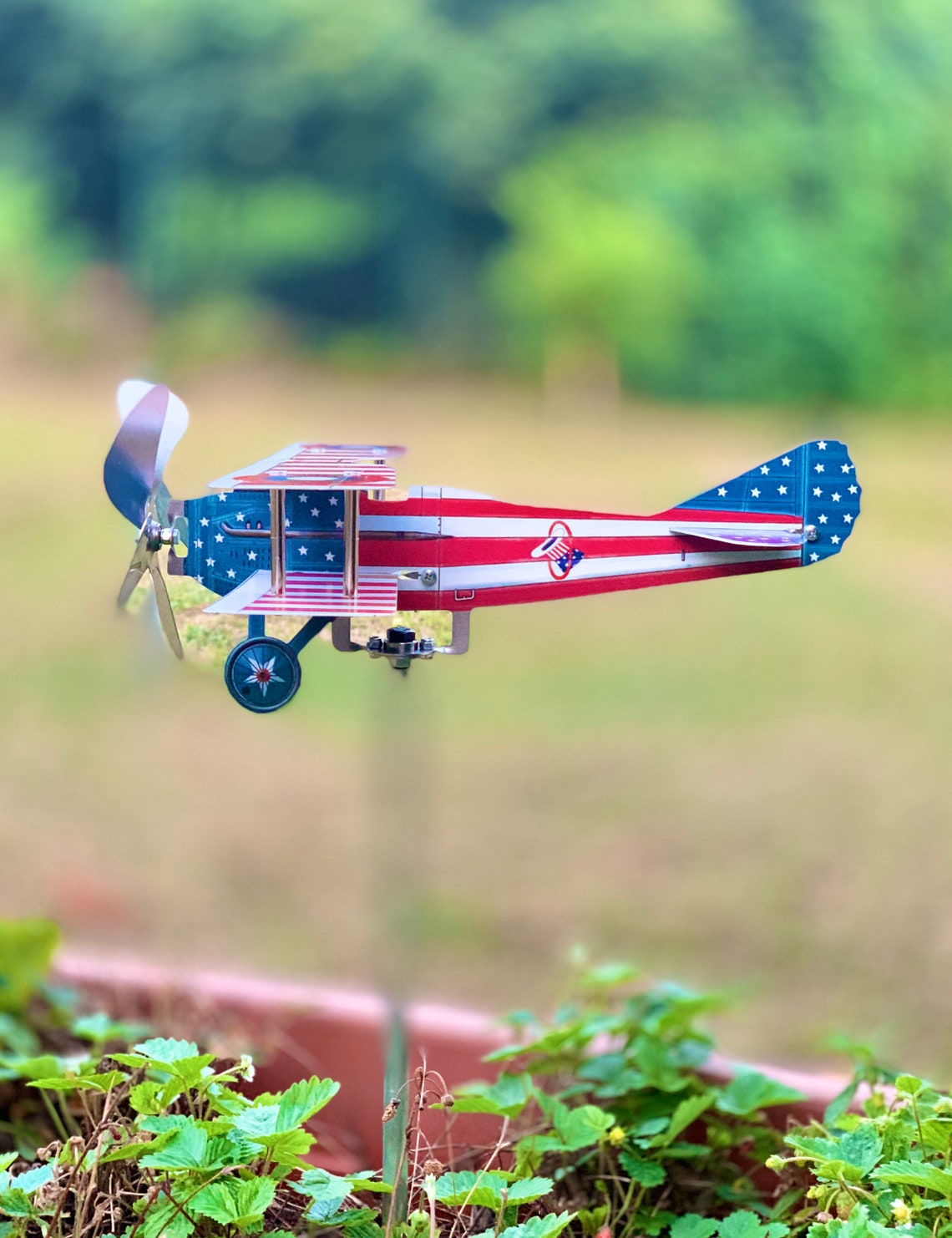 Airplane Wind Spinner for Garden Decoration SPAD XIII USA Etsy