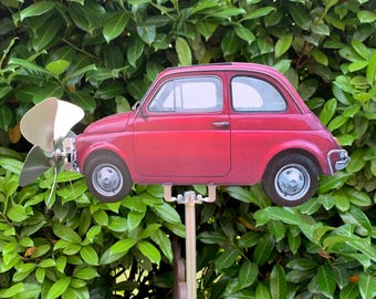 Old-School 500 Car Vibes – Stainless Steel Wind Spinner That’s All Kinds of Cool