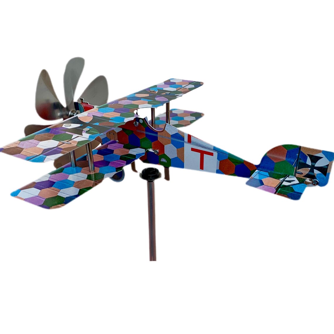 Airplane Wind Spinner Aircraft Pinwheel for Garden Aviatik Etsy