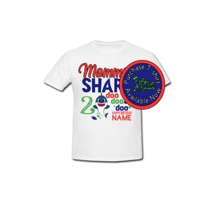 Family Baby verjaardagsshirt met haaienthema | VERJAARDAG Haai | Familie T-shirts