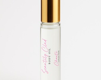 Amber White Body Oil | Scantly Clad Perfume Oil | Clean Fresh Scent | Long Lasting Roll On | Unisex Fragrance 10ml