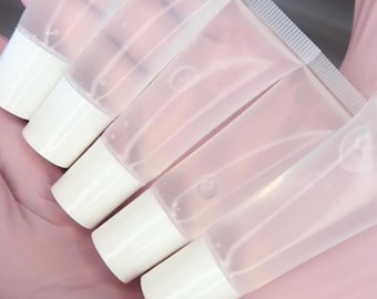 Vorgefüllter klarer Lipgloss Großverkauf | 10ml Lipgloss Tuben | Massen-Lipgloss-Verkäufer | Versandfertige Lipgloss-Bundles
