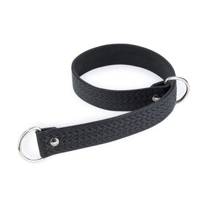 Dog Choke Collar - Leather Choker Collar - Black Leather Dog Collar - Dog Training Collar - Large Dog Collar - Heavy Duty Collar For Dogs