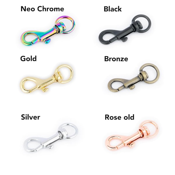 Snap Hook 46mm - Wholesale Snap Hook Swivel - Trigger Clip Swivel - Dog Leash Metal Heavy Duty Snap Clip - Leather Craft Hardware