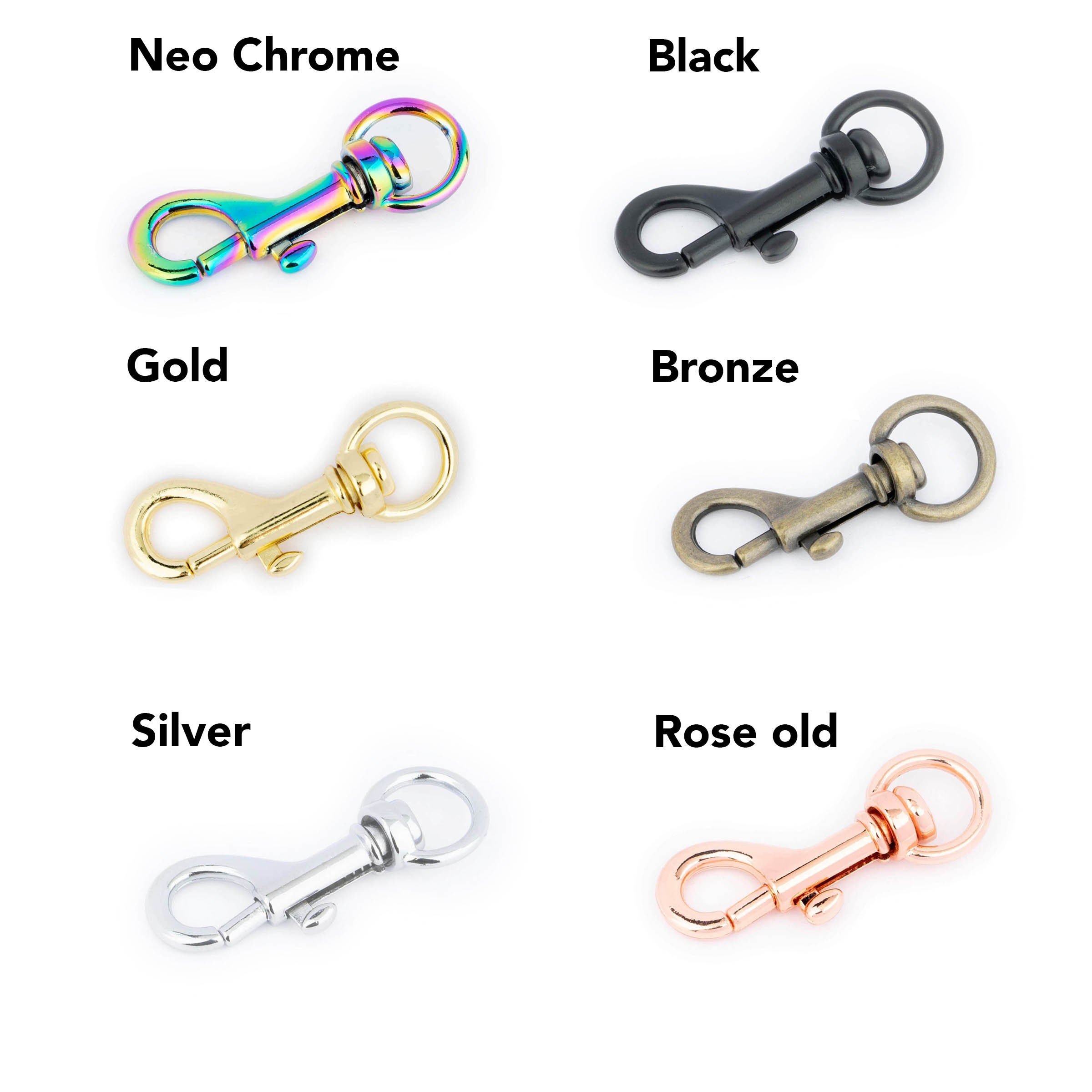 Swivel Eye Snap Hook G316 Stainless Steel ALL SIZES - Low Cost Wire
