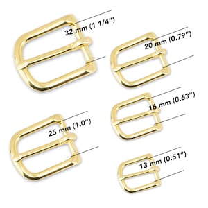 Solid Brass Buckle - Dog Collar Buckle - Metal Gold Buckle - Bridal Buckle - Hardware Wholesale - Replacement Buckle - Cat Collar Buckle