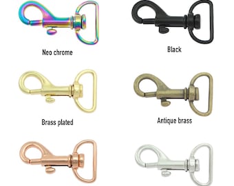 Snap Hook 42 Mm - Wholesale Snap Hook Swivel - Trigger Clip Swivel - For 20 mm Dog Leash Metal Heavy Duty Snap Clip - Leather Craft Hardware