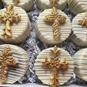 Baptism Chocolate Covered Oreos 12 Count