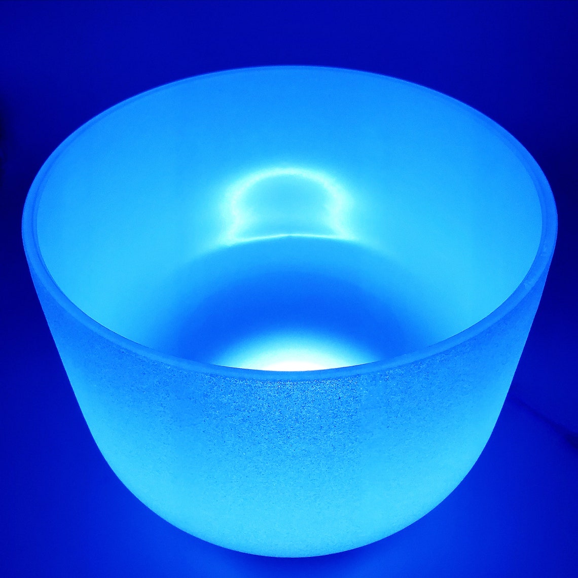Crystal Singing Bowl Illuminated Base Etsy
