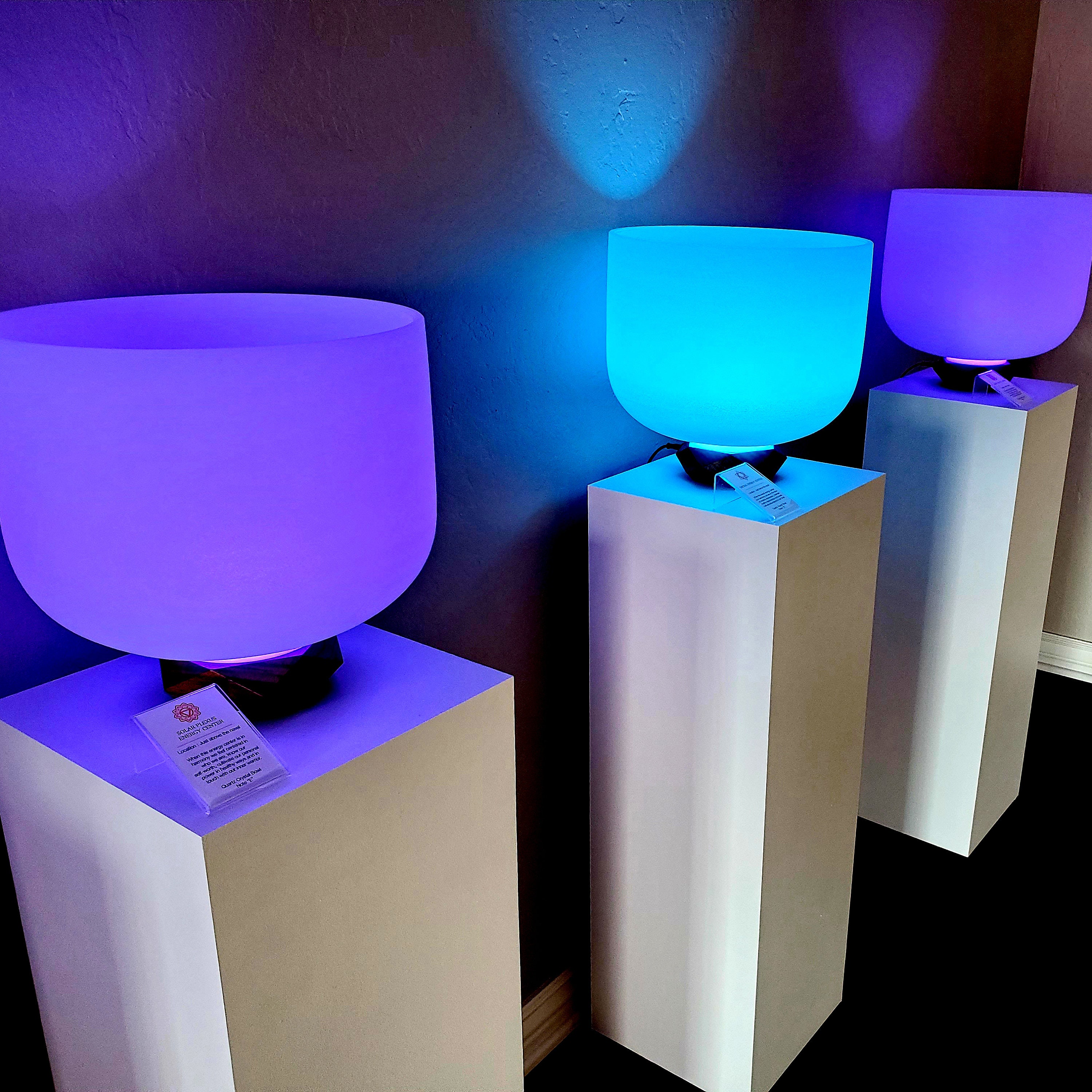 Crystal Singing Bowl Illuminated Base Etsy