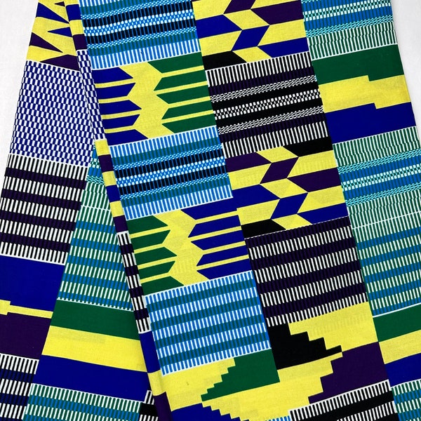 African Fabric - Ankara - African Clothing - Craft African fabric - Multicolor Fabric - African Print - Wholesale/ Yard