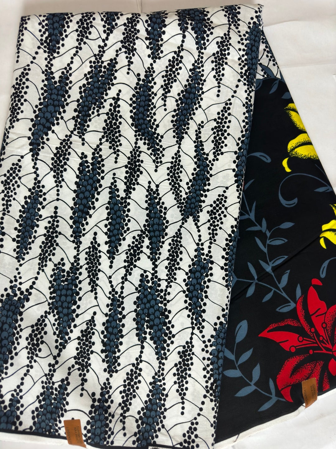 African Fabric blue Ankara African Print Fabric African Clothing Fabric